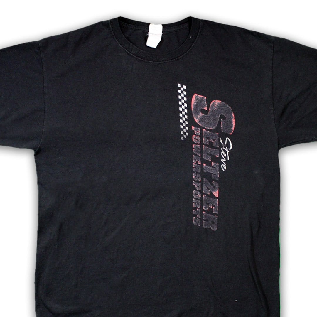 Vintage Steve Seltzer Power Sports Racing Tee (M/L) | Rebalance Vintage.