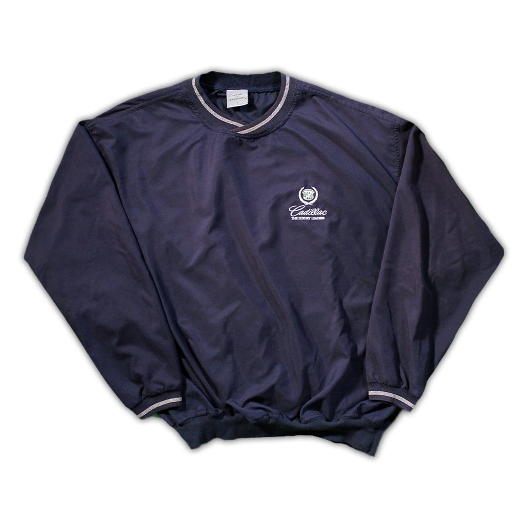 Vintage Cadillac Luxury Leaders Pullover Windbreaker | Rebalance Vintage.