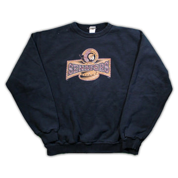 Vintage Black Ottawa Senators Crewneck | Rebalance Vintage.