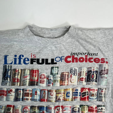 Vintage ’94 Life is full of important choices tee (M/L) | Rebalance Vintage.
