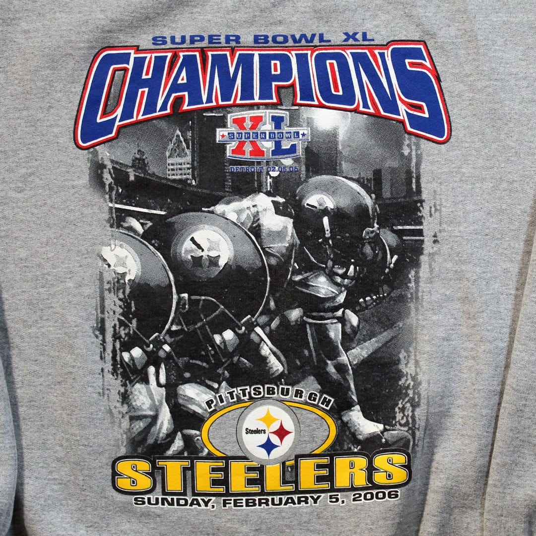 Vintage ‘06 Super Bowl XL Steelers Champions Crewneck | Rebalance Vintage.