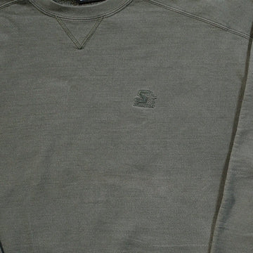 Vintage Moss Green Starter Crewneck | Rebalance Vintage.