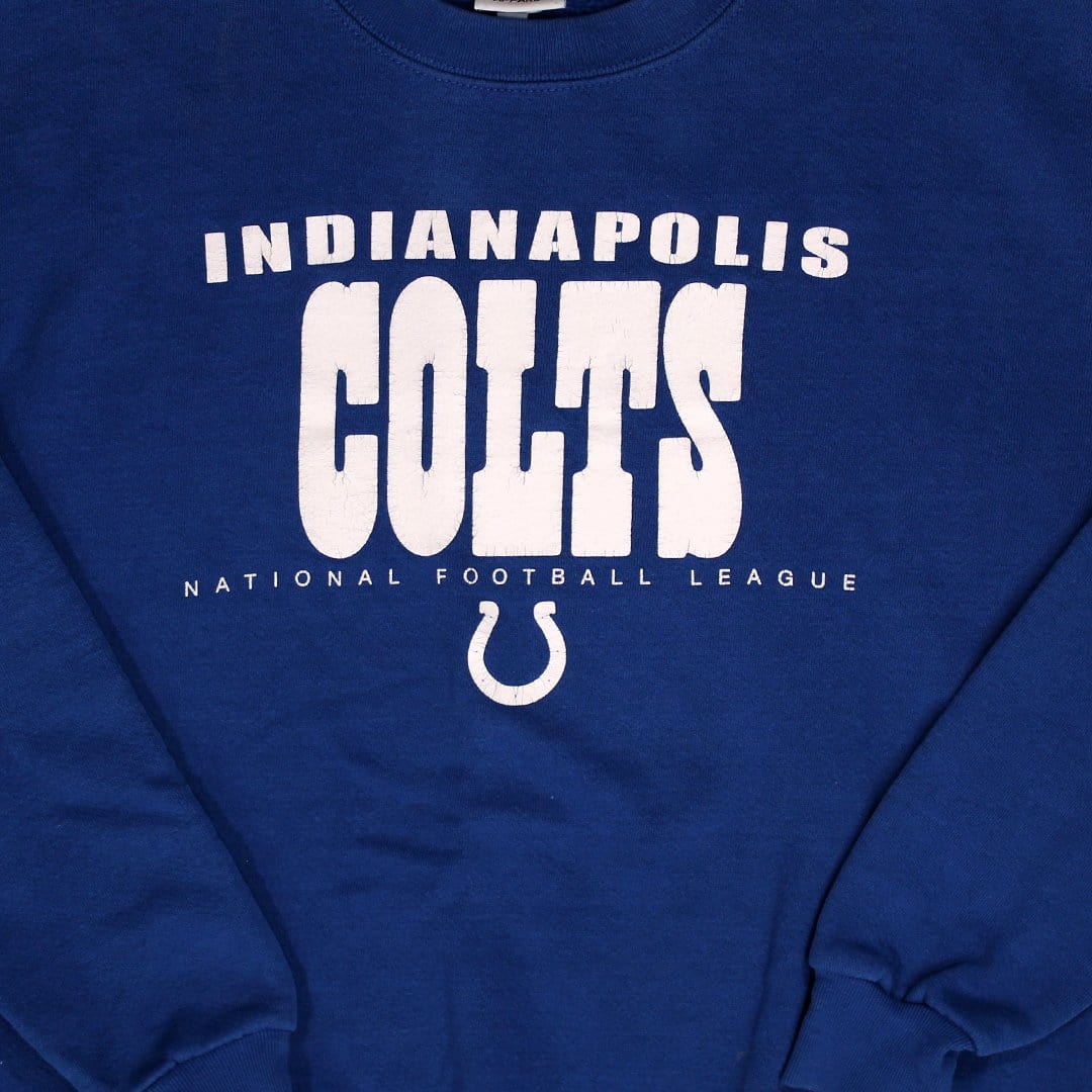 Vintage Blue Indianapolis Colts NFL Crewneck (M) | Rebalance Vintage.