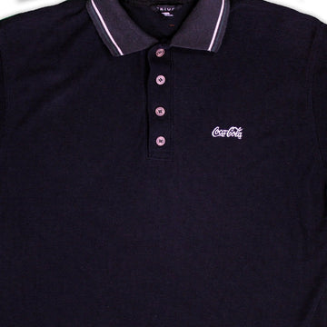 Vintage Black Coca Cola Polo Shirt | Rebalance Vintage.