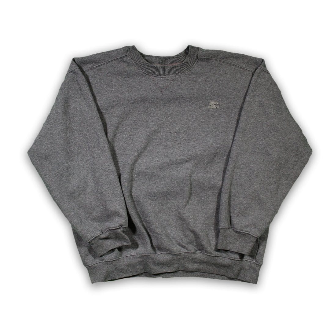 Vintage Dark Grey Starter Crewneck | Rebalance Vintage.