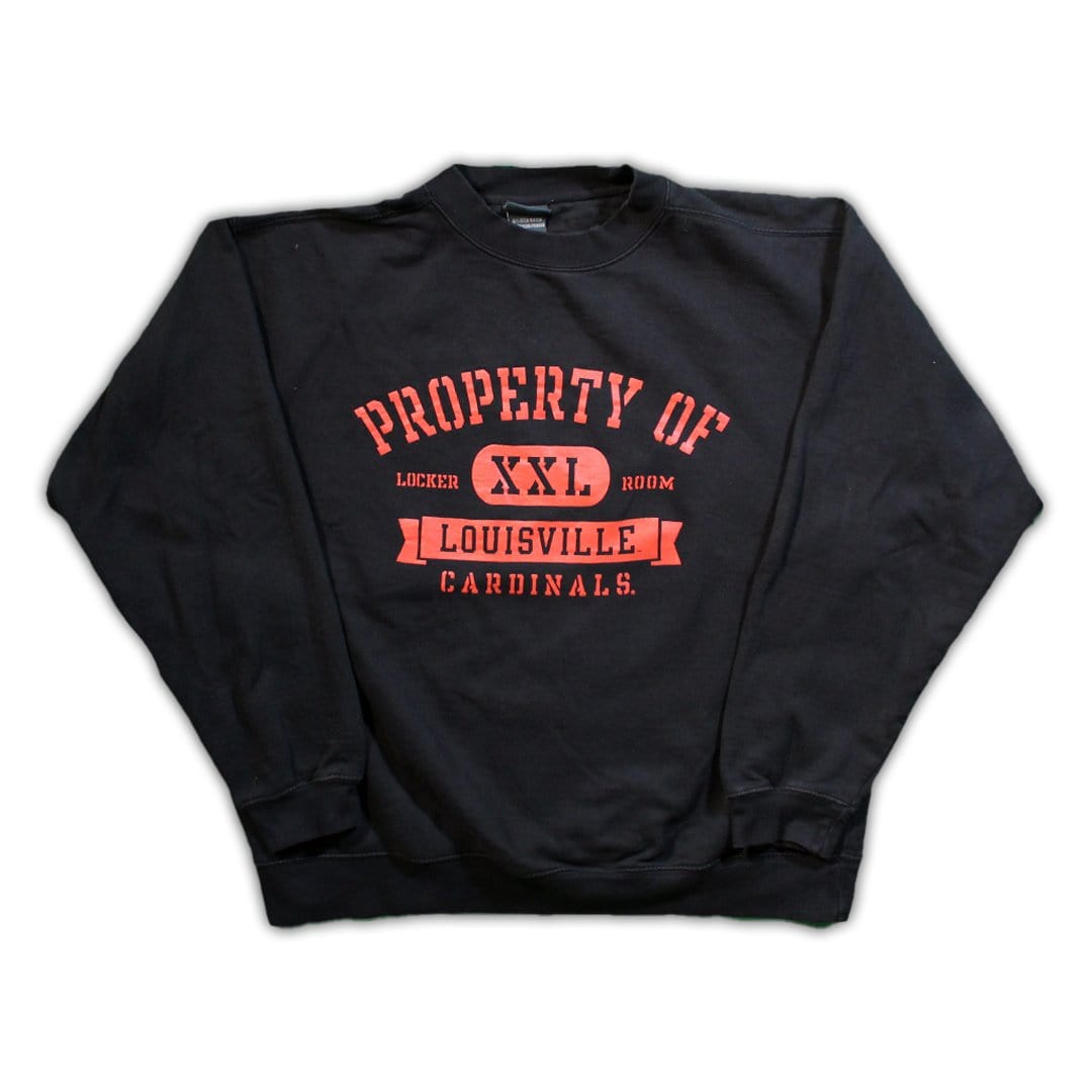Vintage Property of Louisville Cardinals Crewneck (XL) | Rebalance Vintage.
