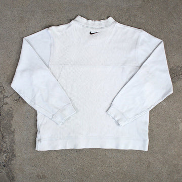 Vintage White Rugged Nike Crewneck | Rebalance Vintage.