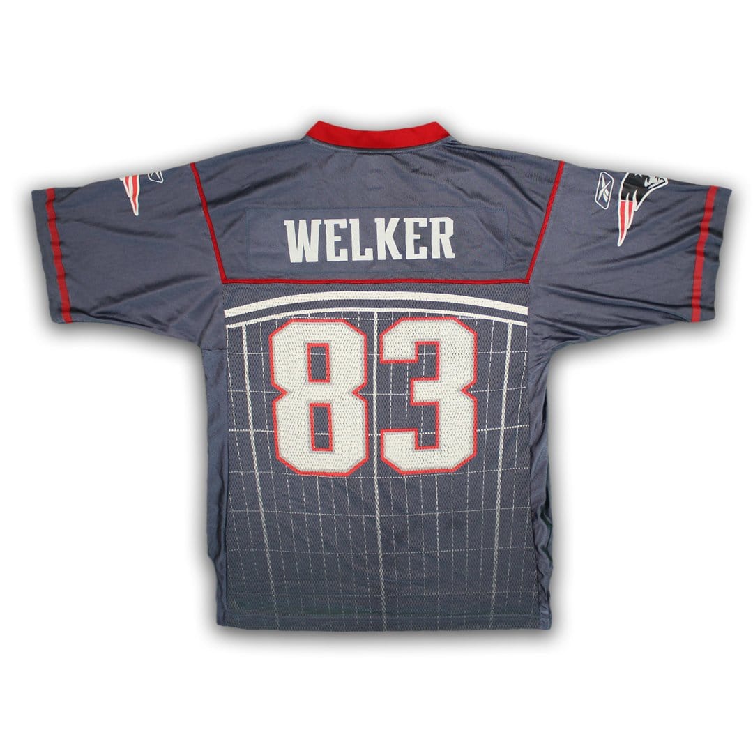 ‘12 Reebok Patriots Welker 83 XLV Super Bowl Jersey (M) | Rebalance Vintage.