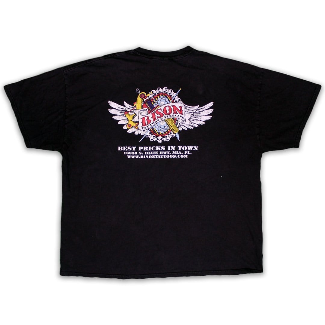 Vintage Bison Tattoo + Piercings Miami Tee (XL) | Rebalance Vintage.