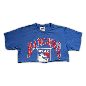 Vintage NY Rangers Cropped Tee (M/L) | Rebalance Vintage.