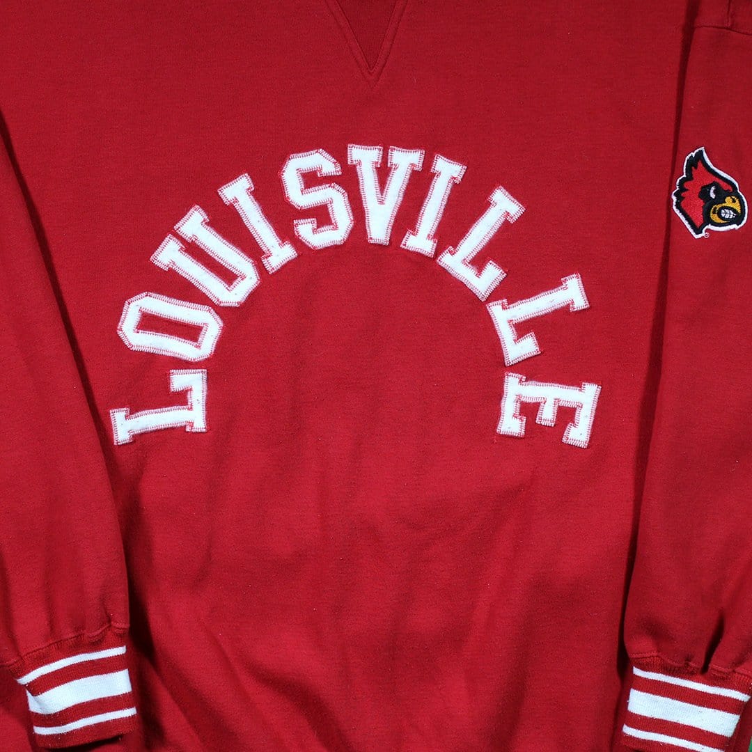 Vintage Red Louisville Cardinal Crewneck | Rebalance Vintage.