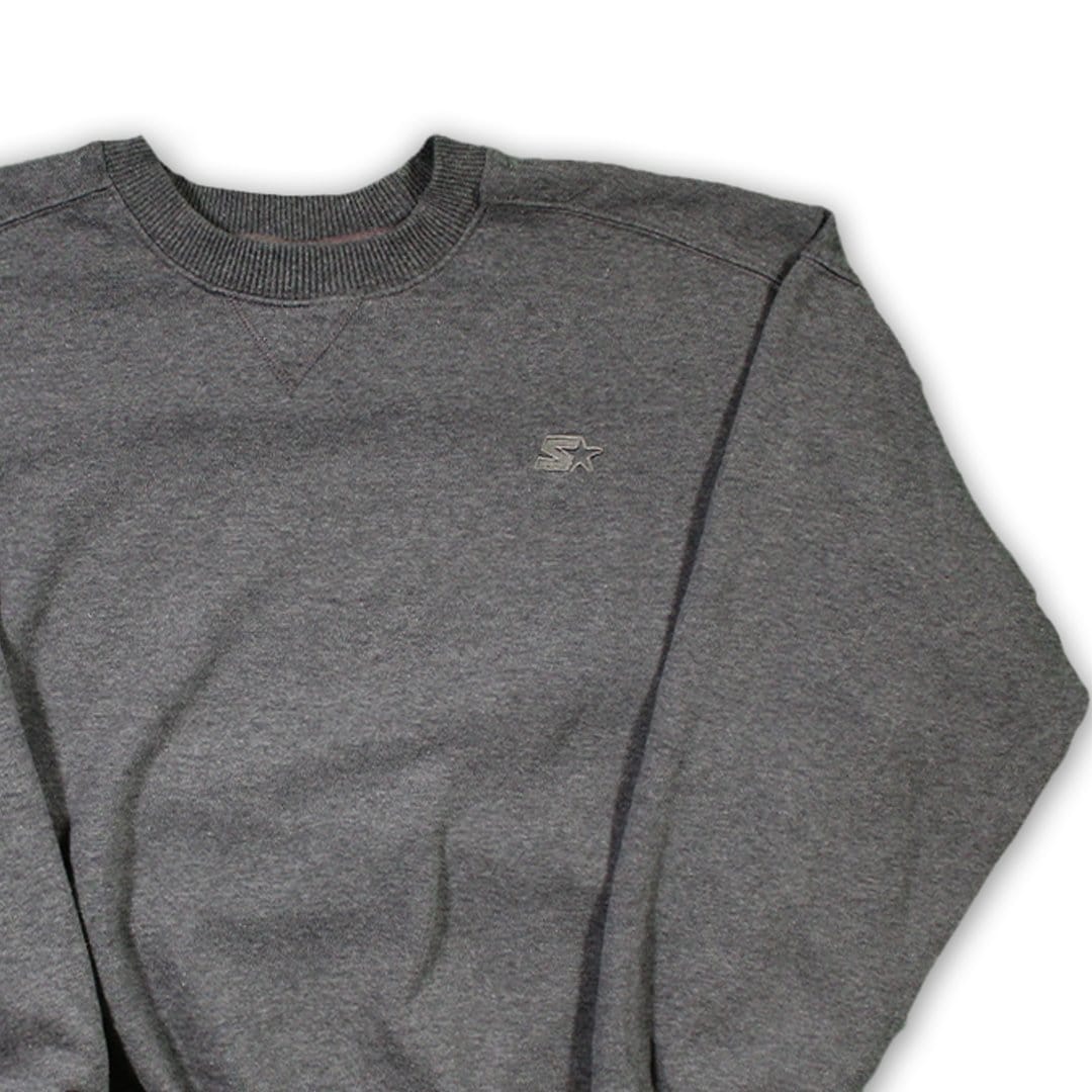 Vintage Dark Grey Starter Crewneck | Rebalance Vintage.