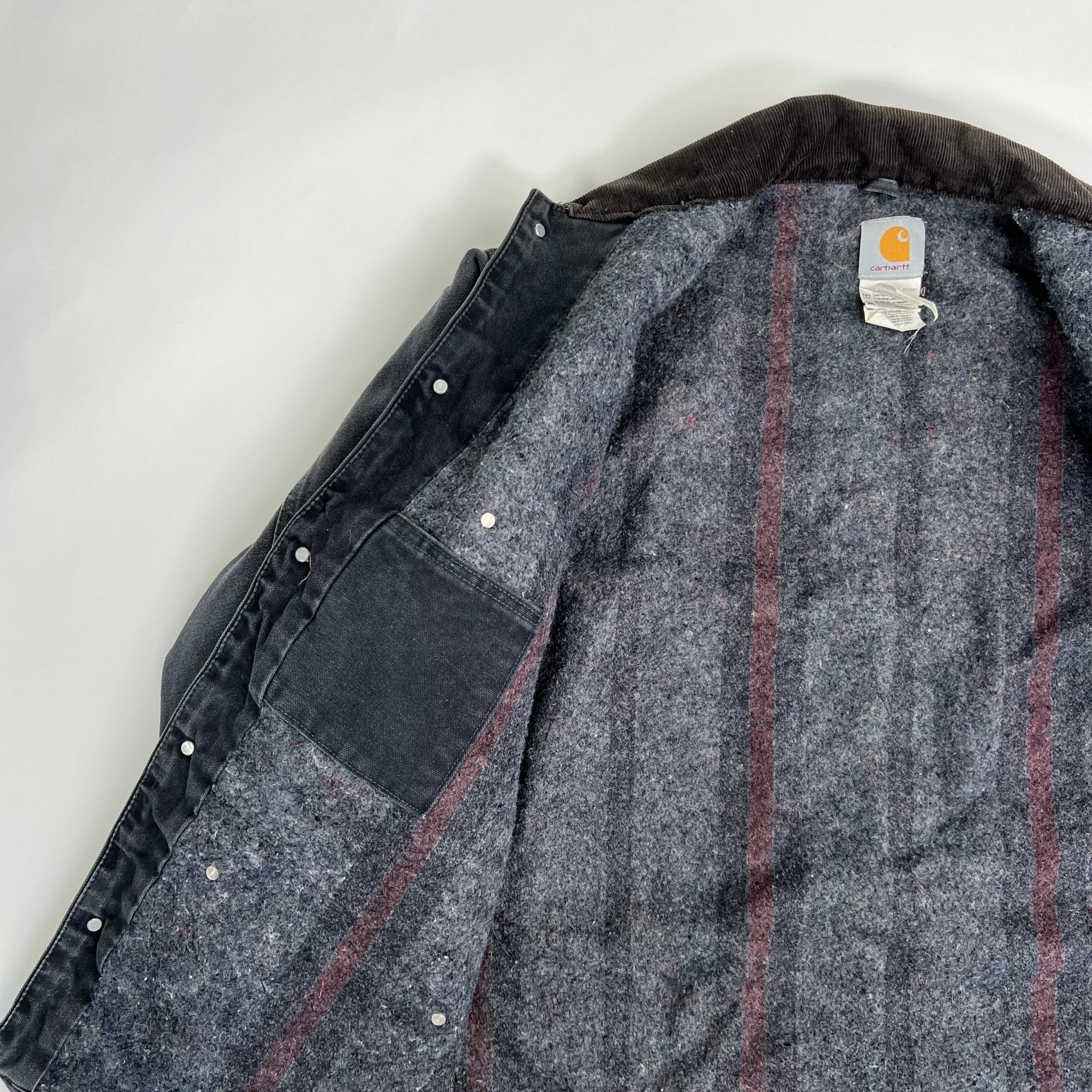 Vintage Navy Carhartt Button Jacket | Rebalance Vintage.