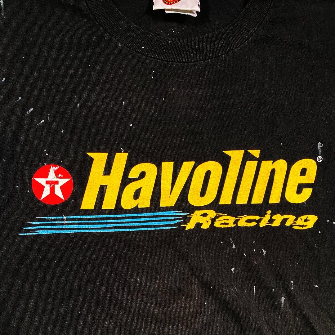 Vintage Havoline Racing NASCAR Rudd 28 Tee (XXL) | Rebalance Vintage.