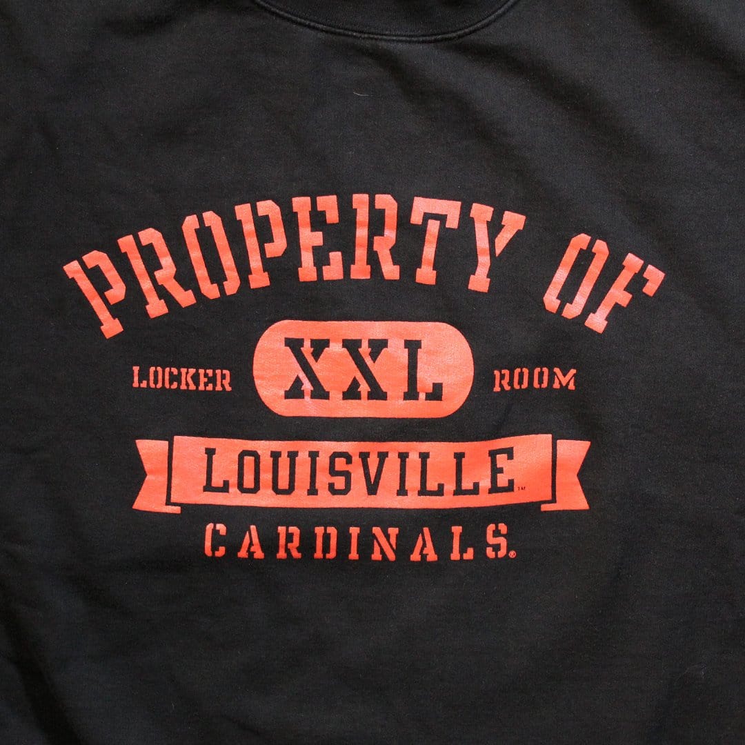 Vintage Property of Louisville Cardinals Crewneck (XL) | Rebalance Vintage.
