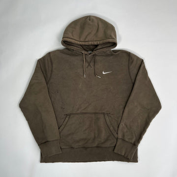 Vintage Olive Nike Check Hoodie | Rebalance Vintage.