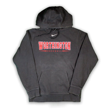 Vintage Nike Worthington Basketball Center Check Hoodie | Rebalance Vintage.