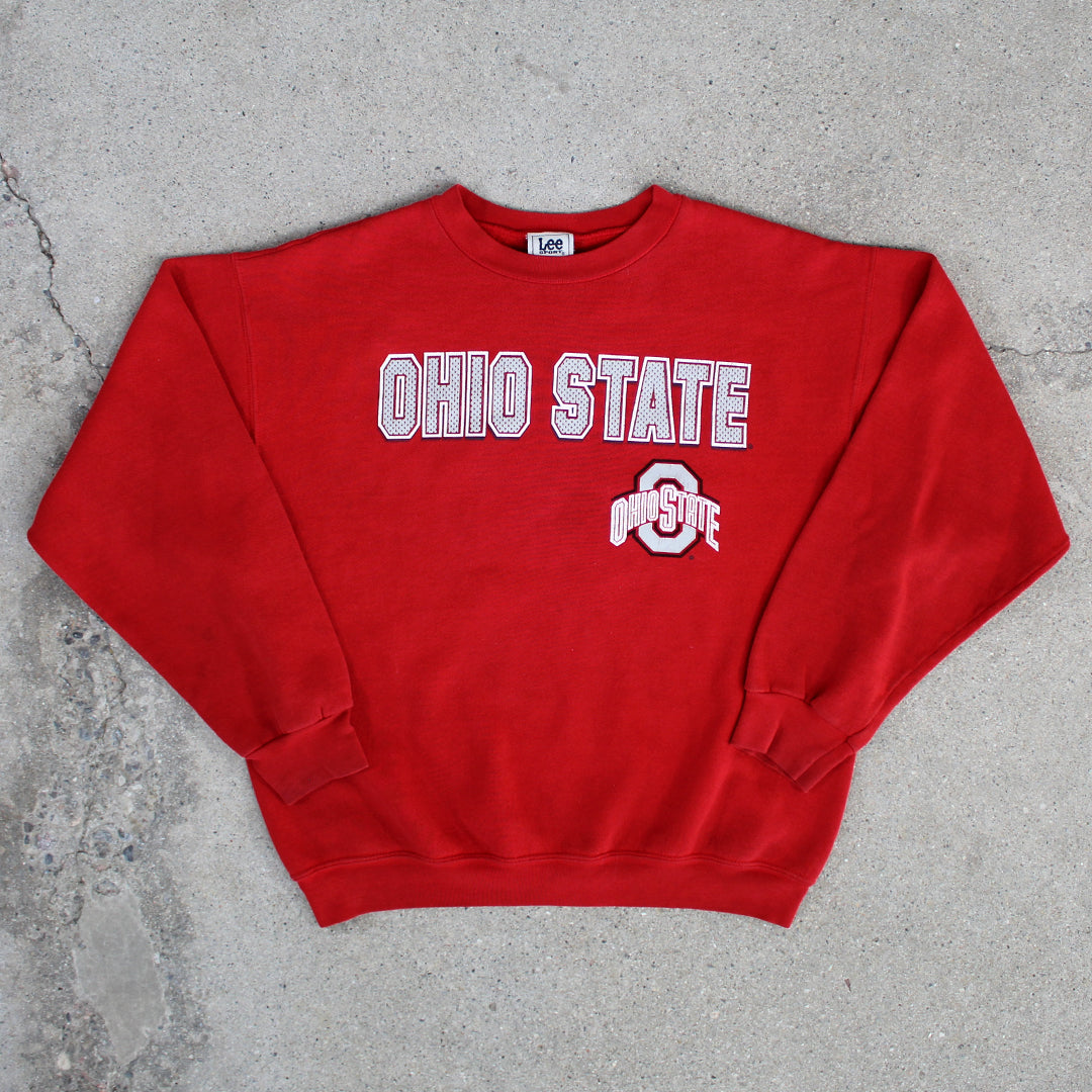 Vintage Red Ohio State x Lee Sports Crewneck | Rebalance Vintage.