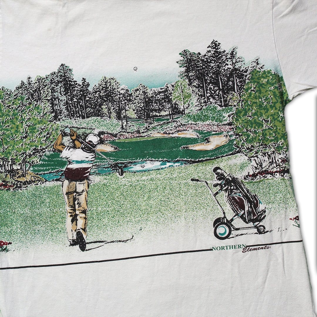 Vintage Northern Elements All Over Golf Tee | Rebalance Vintage.