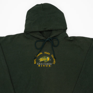 Vintage Green North Dakota State Bison Hoodie (XL) | Rebalance Vintage.