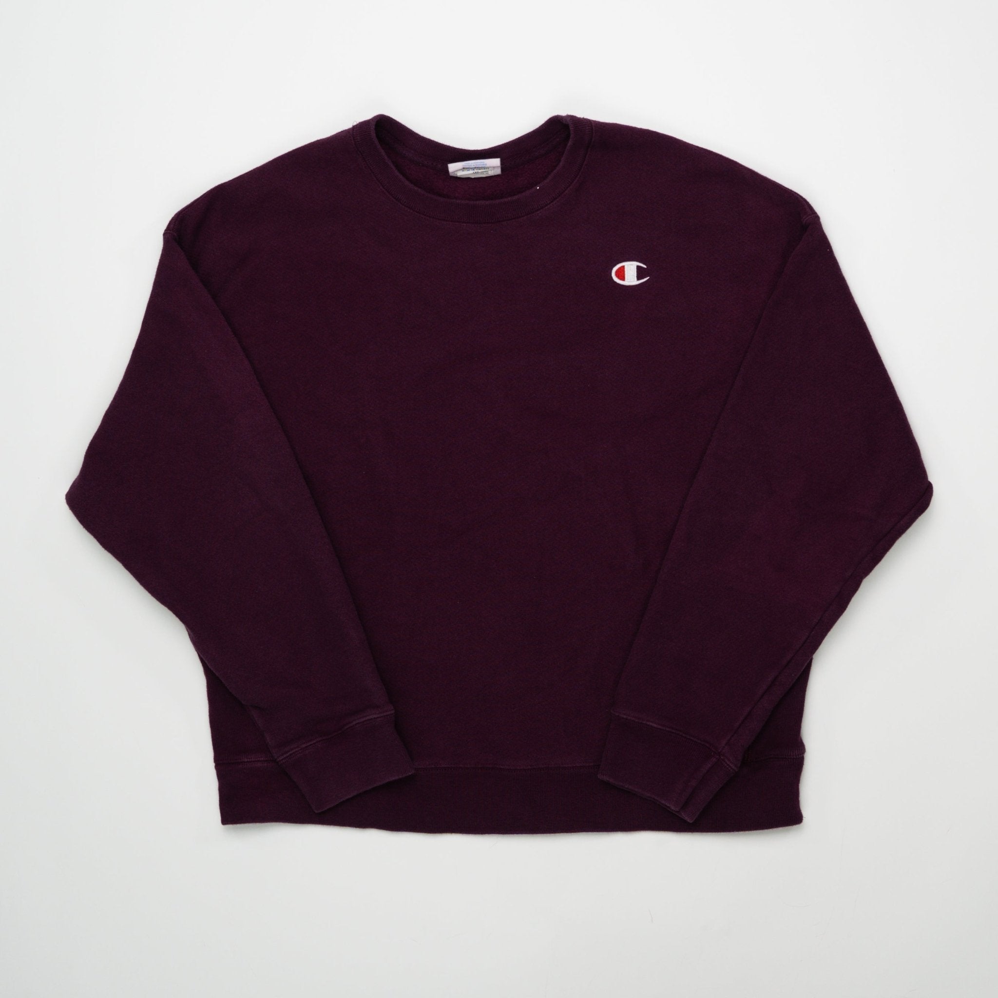 Vintage Dark Purple Reverse Weave Champion Crewneck | Rebalance Vintage.
