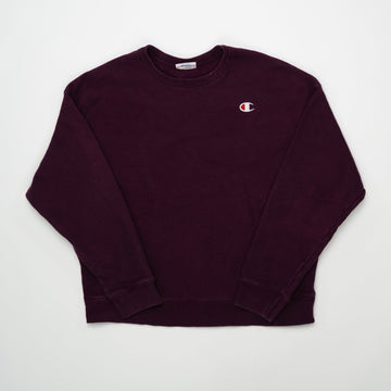 Vintage Dark Purple Reverse Weave Champion Crewneck | Rebalance Vintage.