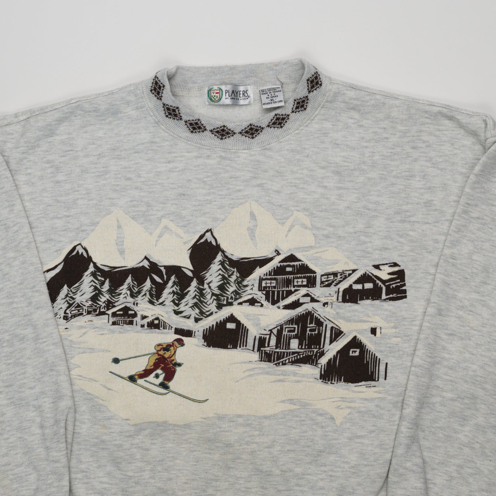 Vintage 80 Ski Chalet Crewneck (L/XL) | Rebalance Vintage.