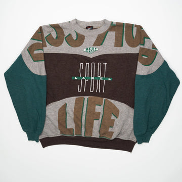 Vintage 90s Best Team Sport Label Crewneck (XL) | Rebalance Vintage.
