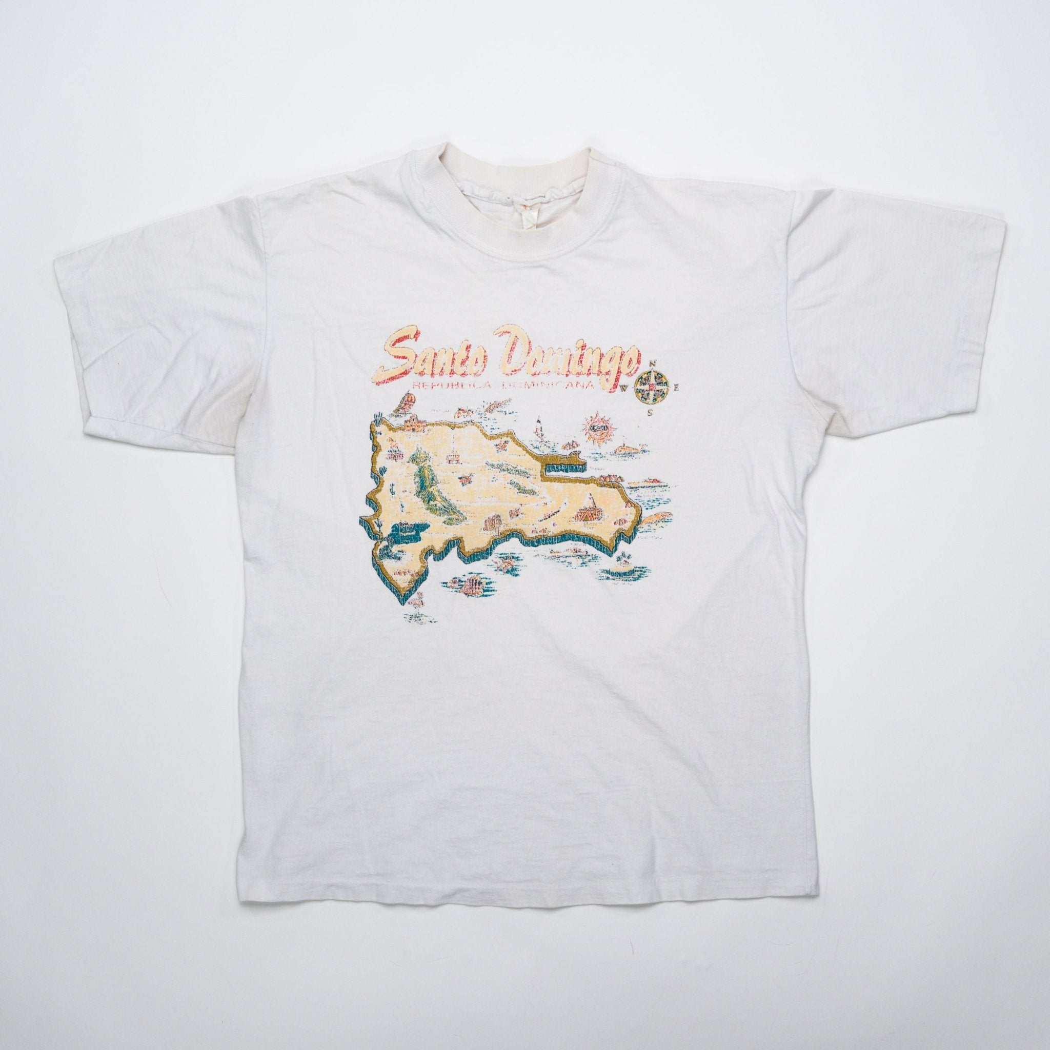 Vintage 90s Santa Domingo Single Stitch Tee (M) | Rebalance Vintage.