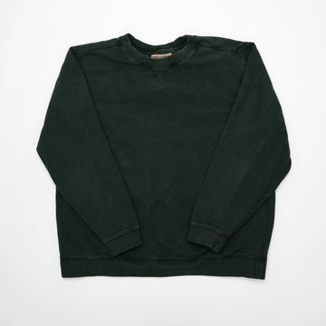 Vintage Forest Green LL Bean Crewneck (XL) | Rebalance Vintage.