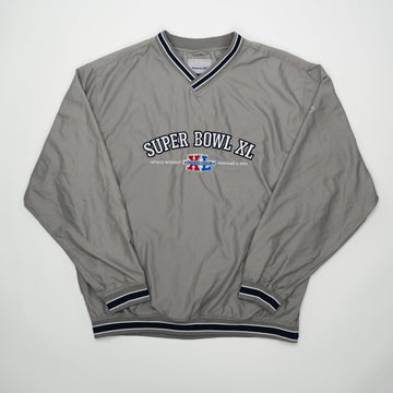 Vintage Reebok ‘06 Super bowl xl Detroit Pullover Windbreaker (XL) | Rebalance Vintage.