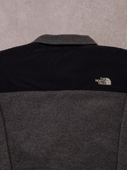 Vintage 90s Black and Grey Northface Denali Fleece Zipup (M/L)