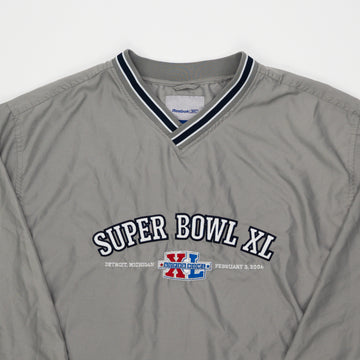 Vintage Reebok ‘06 Super bowl xl Detroit Pullover Windbreaker (XL) | Rebalance Vintage.