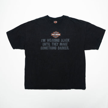 Vintage Harley Davidson ‘I’m Wearing Black…” Tee (L/XL) | Rebalance Vintage.