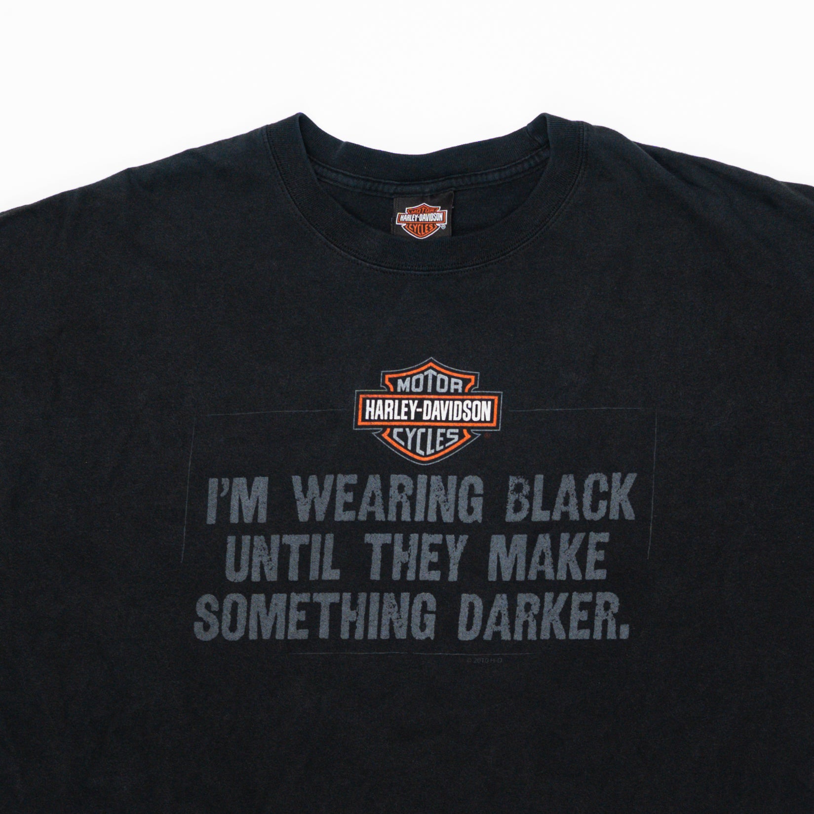 Vintage Harley Davidson ‘I’m Wearing Black…” Tee (L/XL) | Rebalance Vintage.