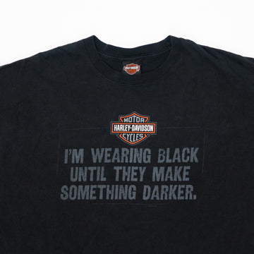 Vintage Harley Davidson ‘I’m Wearing Black…” Tee (L/XL) | Rebalance Vintage.