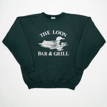 Vintage 80s The Loon Bar & Grill Crewneck (L/XL) | Rebalance Vintage.