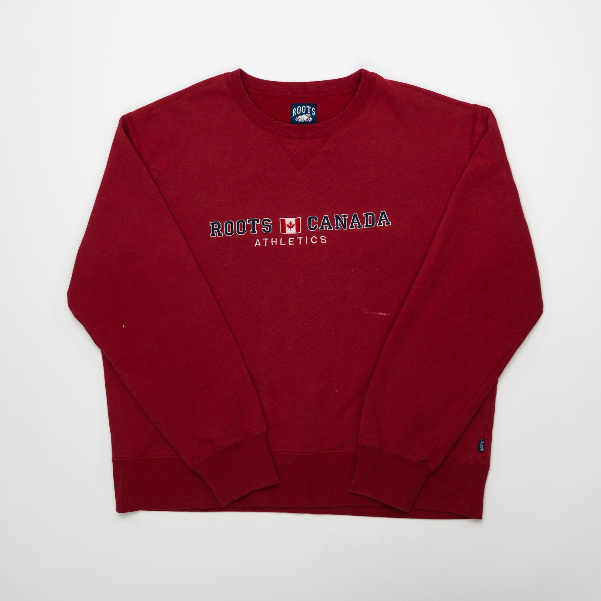 Vintage Red Roots Canada Athletics Crewneck (L) | Rebalance Vintage.