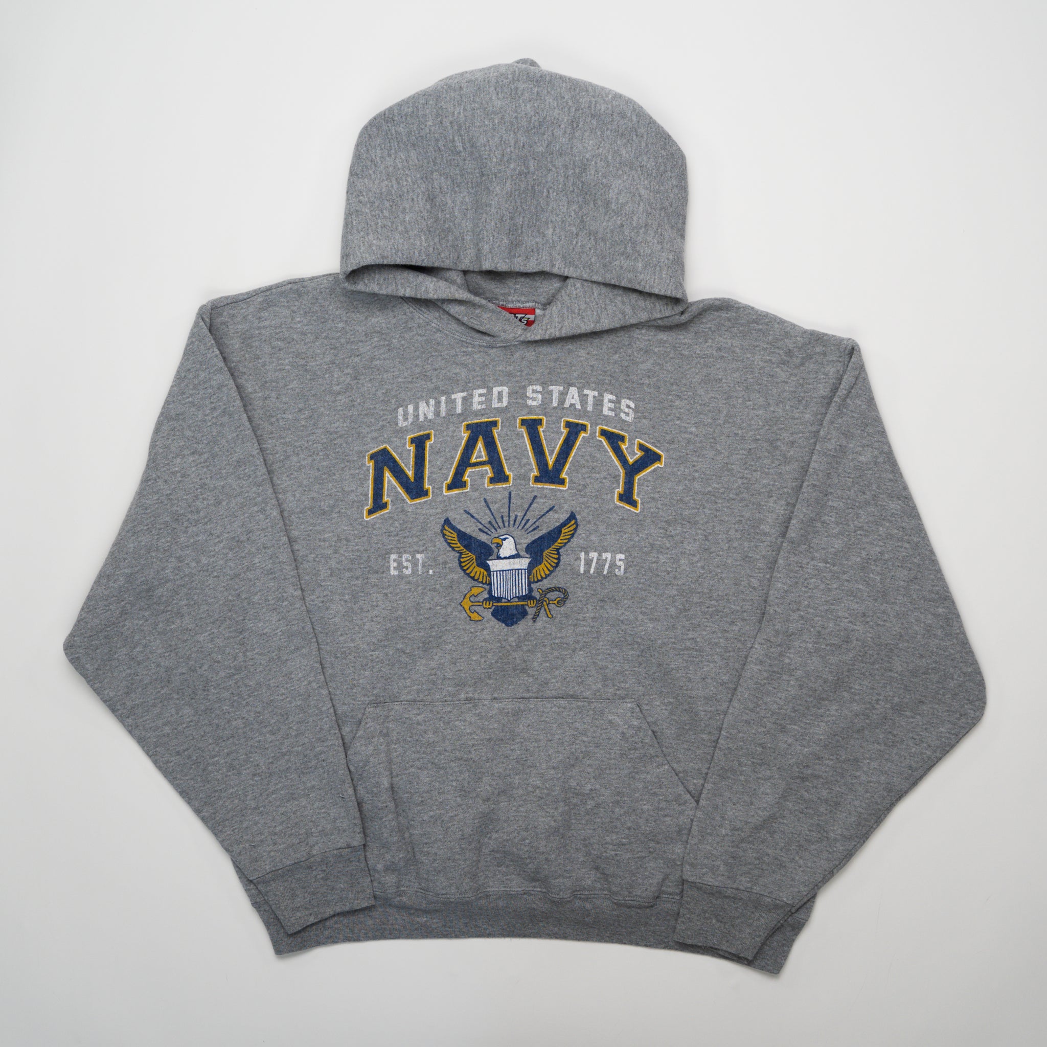 Vintage 90s US Navy 1775 Hoodie (L) | Rebalance Vintage.