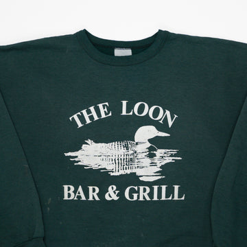 Vintage 80s The Loon Bar & Grill Crewneck (L/XL) | Rebalance Vintage.