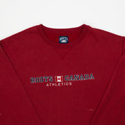 Vintage Red Roots Canada Athletics Crewneck (L)