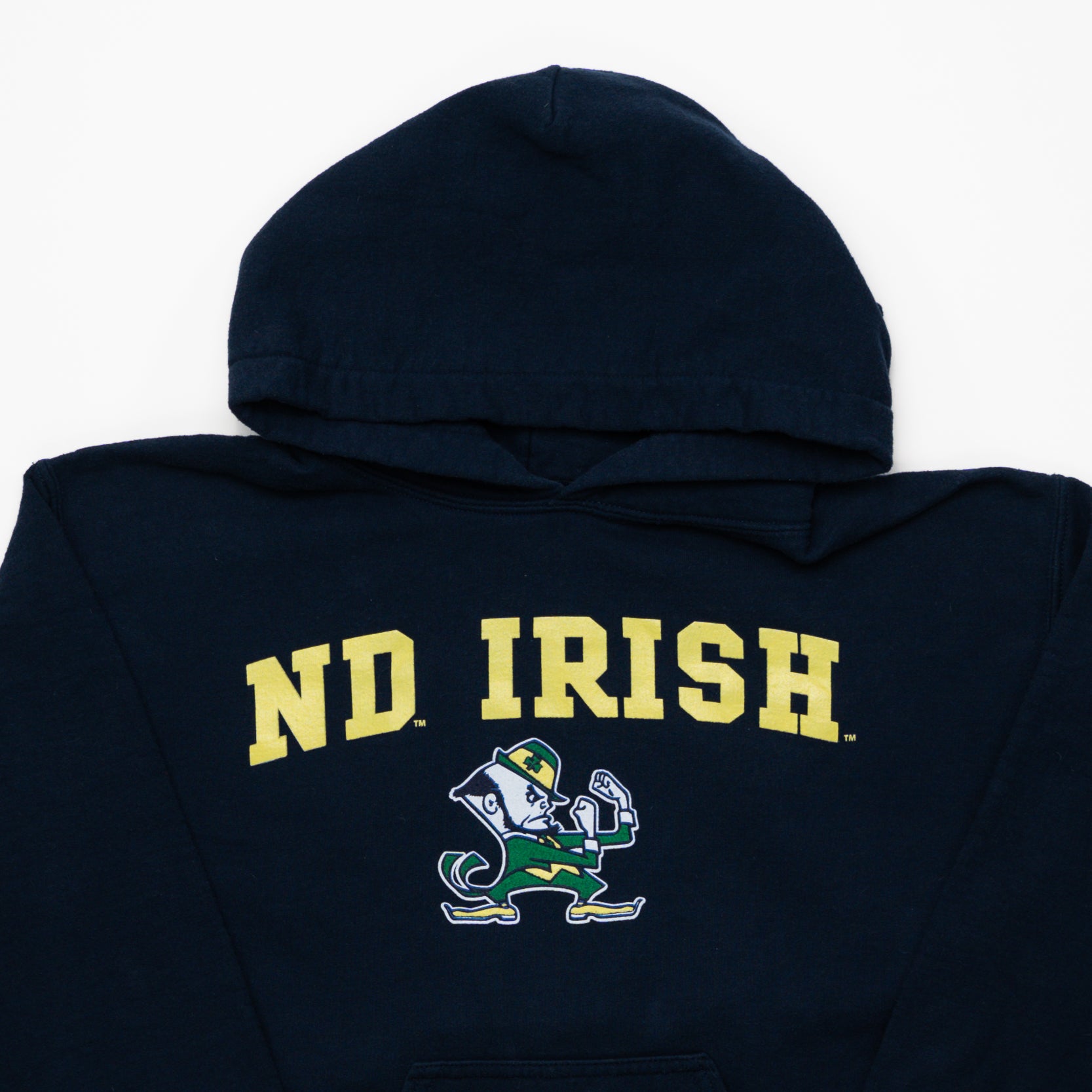 Vintage Navy ND Irish Hoodie (S) | Rebalance Vintage.