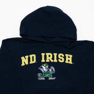 Vintage Navy ND Irish Hoodie (S) | Rebalance Vintage.