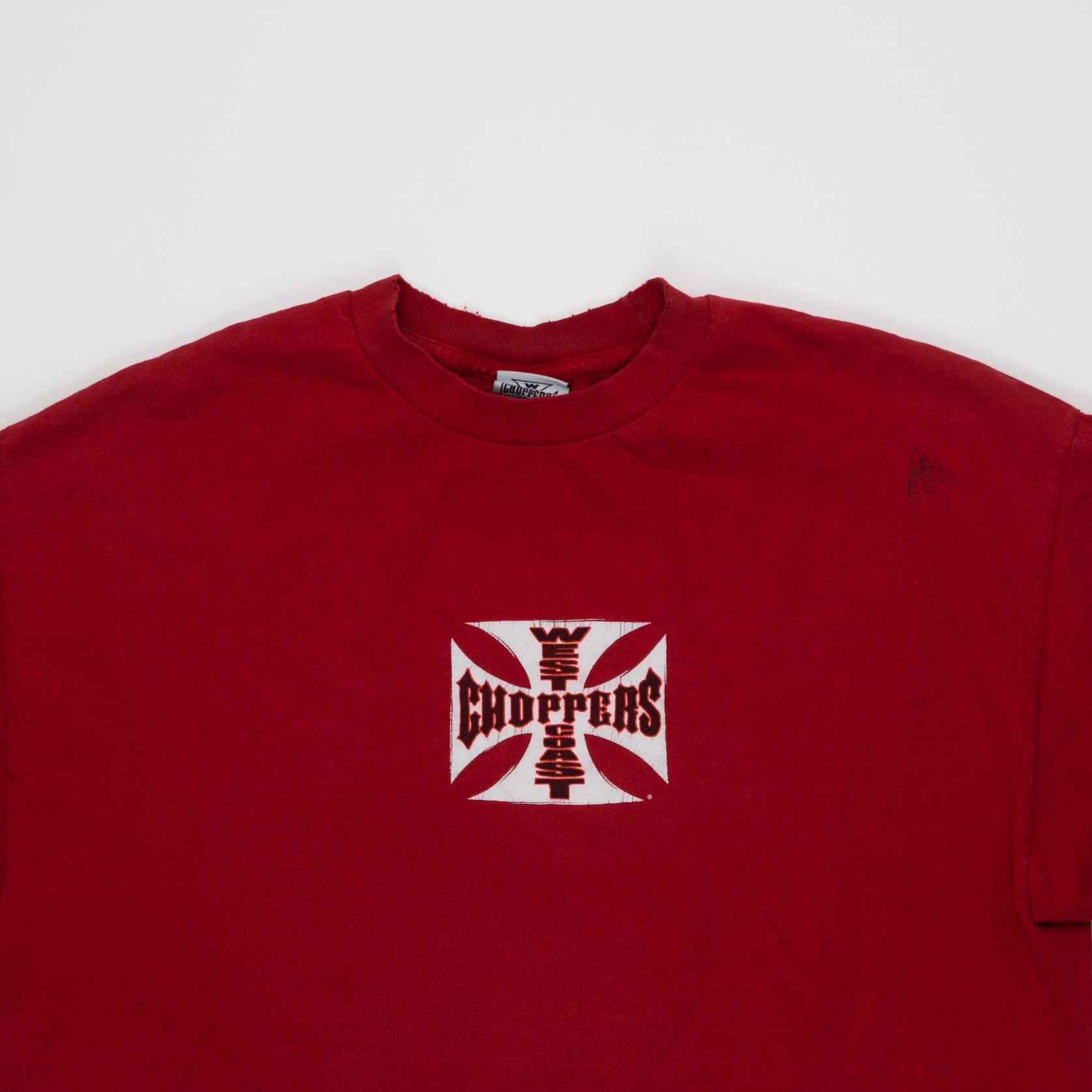 Vintage Red West Coast Choppers Tee (L) | Rebalance Vintage.
