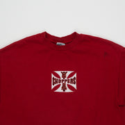 Vintage Red West Coast Choppers Tee (L)