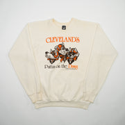 Vintage Cream Cleveland Puttin on the Dawg Crewneck (M)