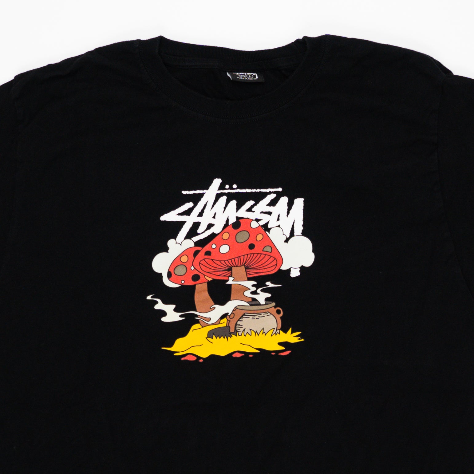 Stussy Somethings Cookin Mushroom Tee (L) | Rebalance Vintage.