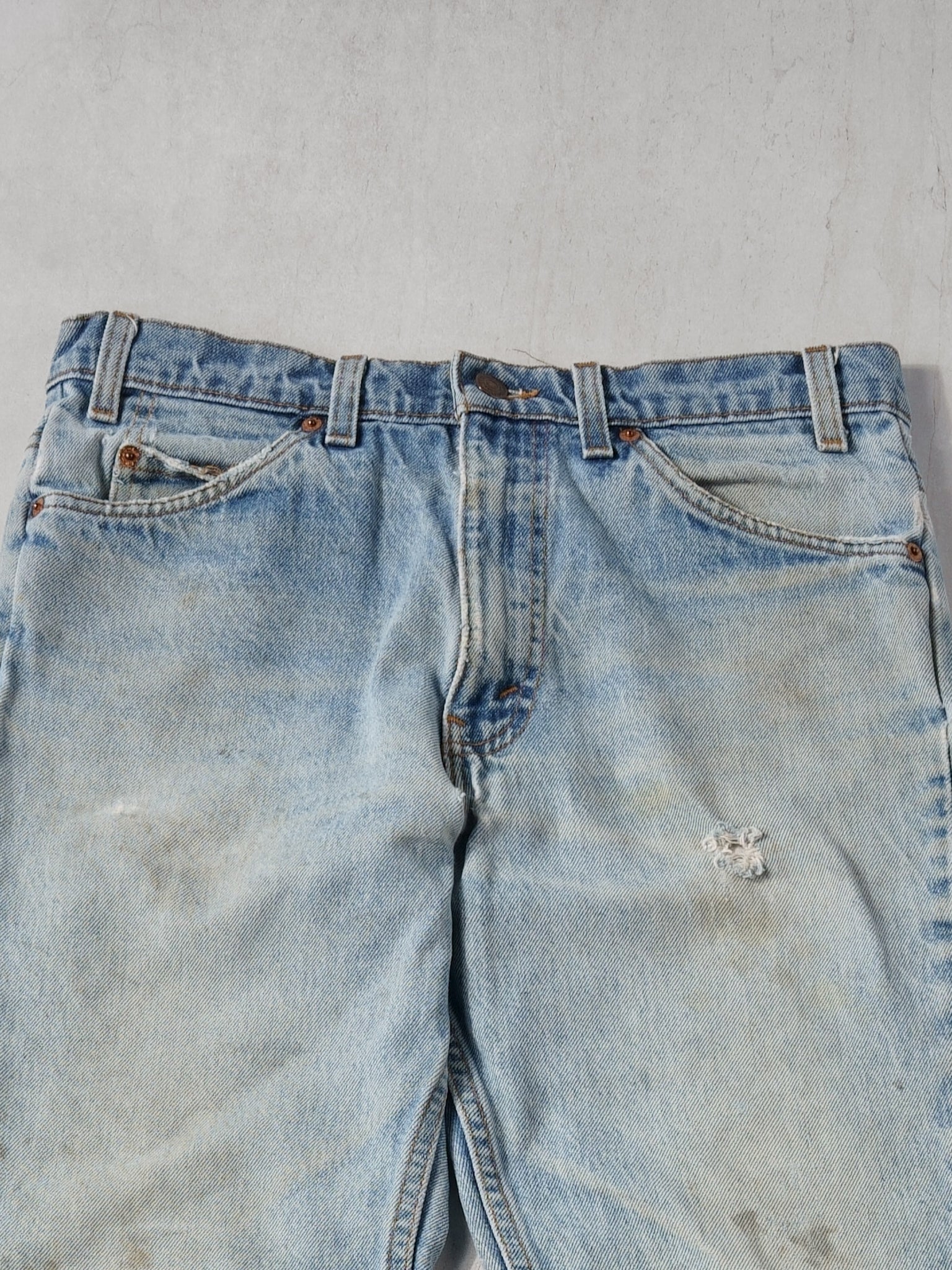 Vintage 70s Light Blue Levi's 517 Denim Jeans (32x29)