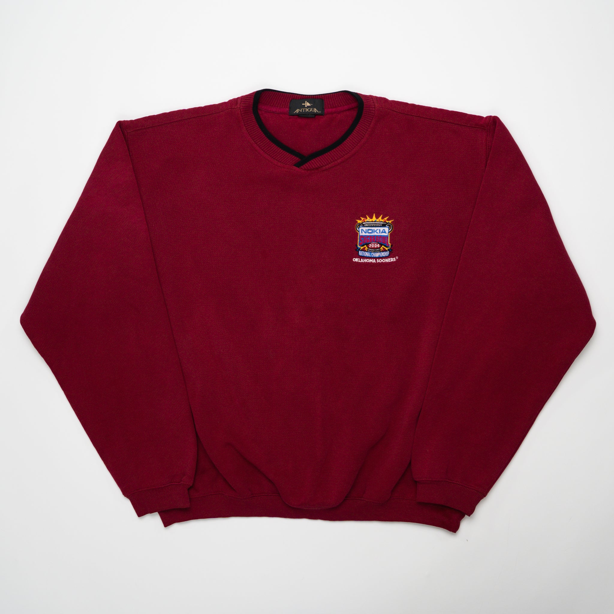 Vintage '04 Red Nokia Super Bowl Crewneck (L) | Rebalance Vintage.