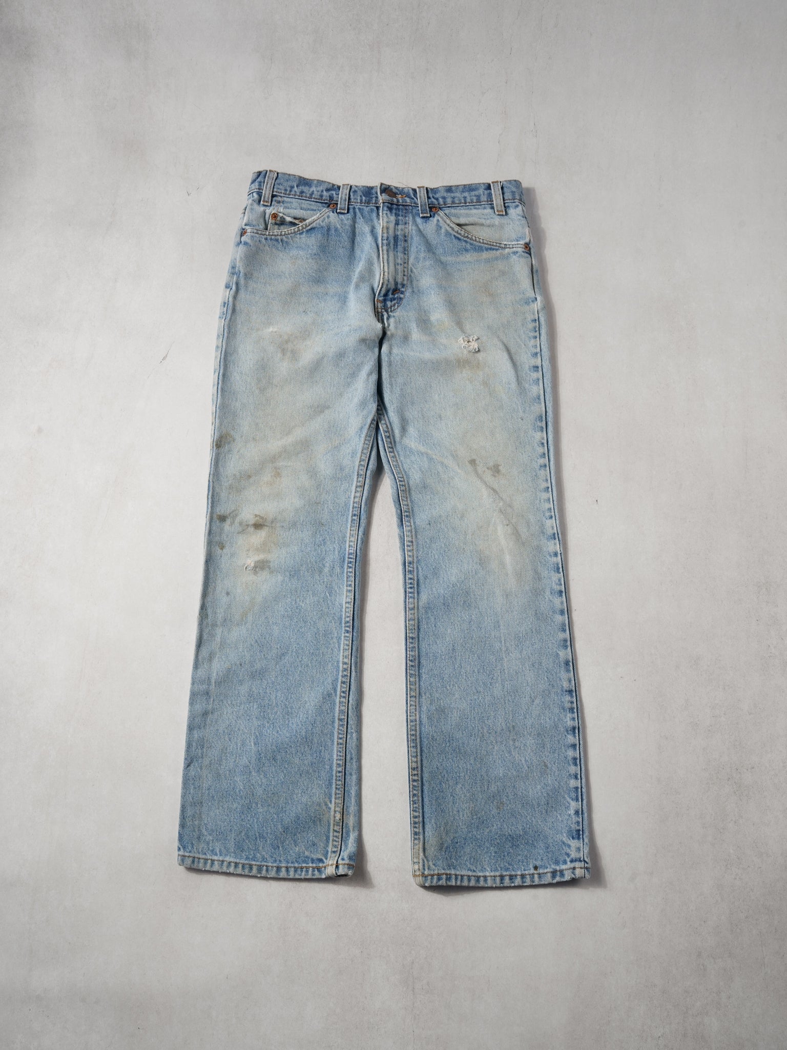 Vintage 70s Light Blue Levi's 517 Denim Jeans (32x29)
